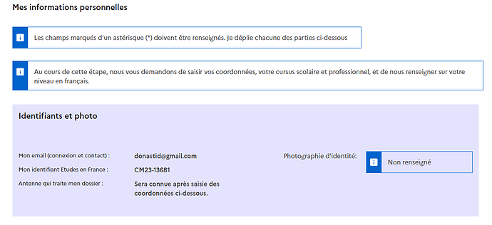 info perso 1